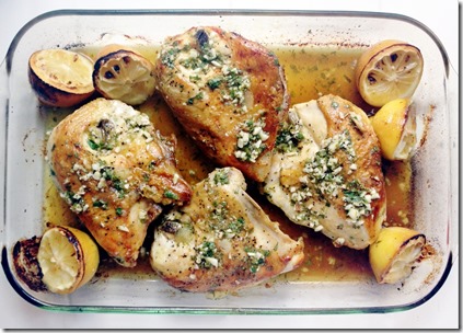 Grilled Chicken with Lemon and Oregano