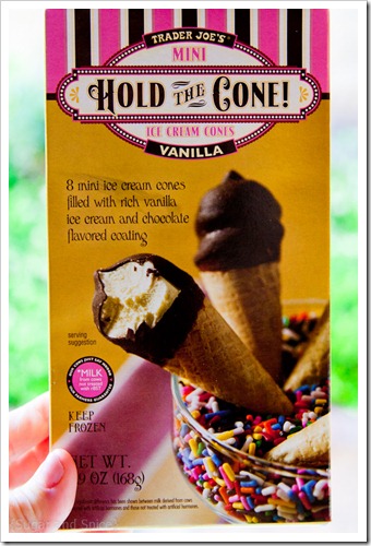 Trader Joes mini ice cream cones--5